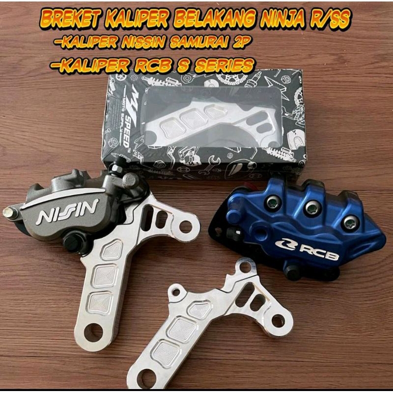 Jual Breket kaliper belakang Nisin samurai 2piston rcb s series ninja r ...