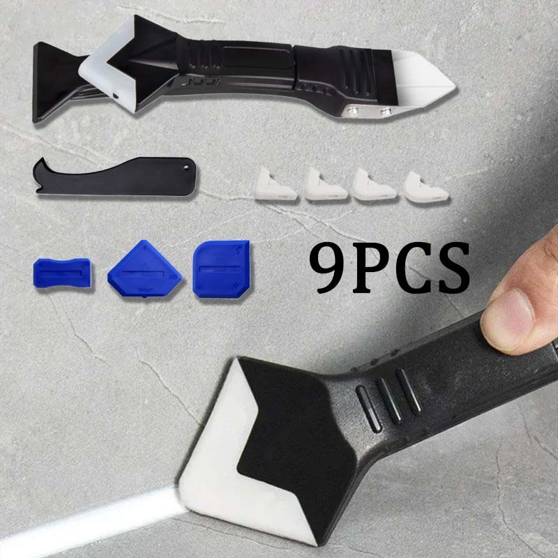 Jual 9pcs Alat Pembersih Perapi Silicone Remover Tool Silicone Caulking ...
