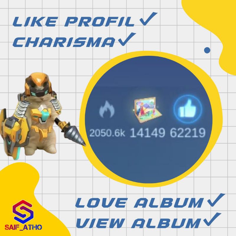 Jual Software Like Profil, Love & View Album, Charisma MLBB | Shopee ...