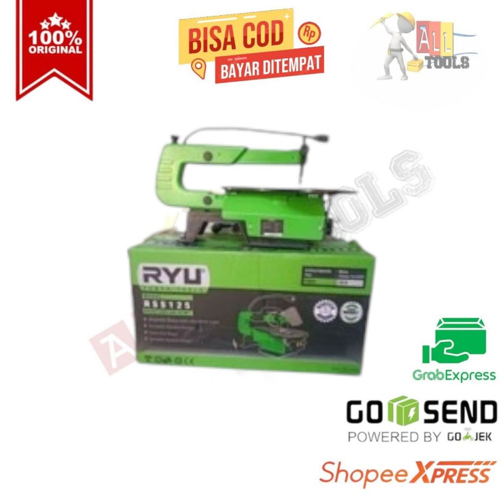 Jual RYU Mesin Scroll Saw RSS 125/ Mesin Listrik Gergaji Ukir Kayu 120 ...
