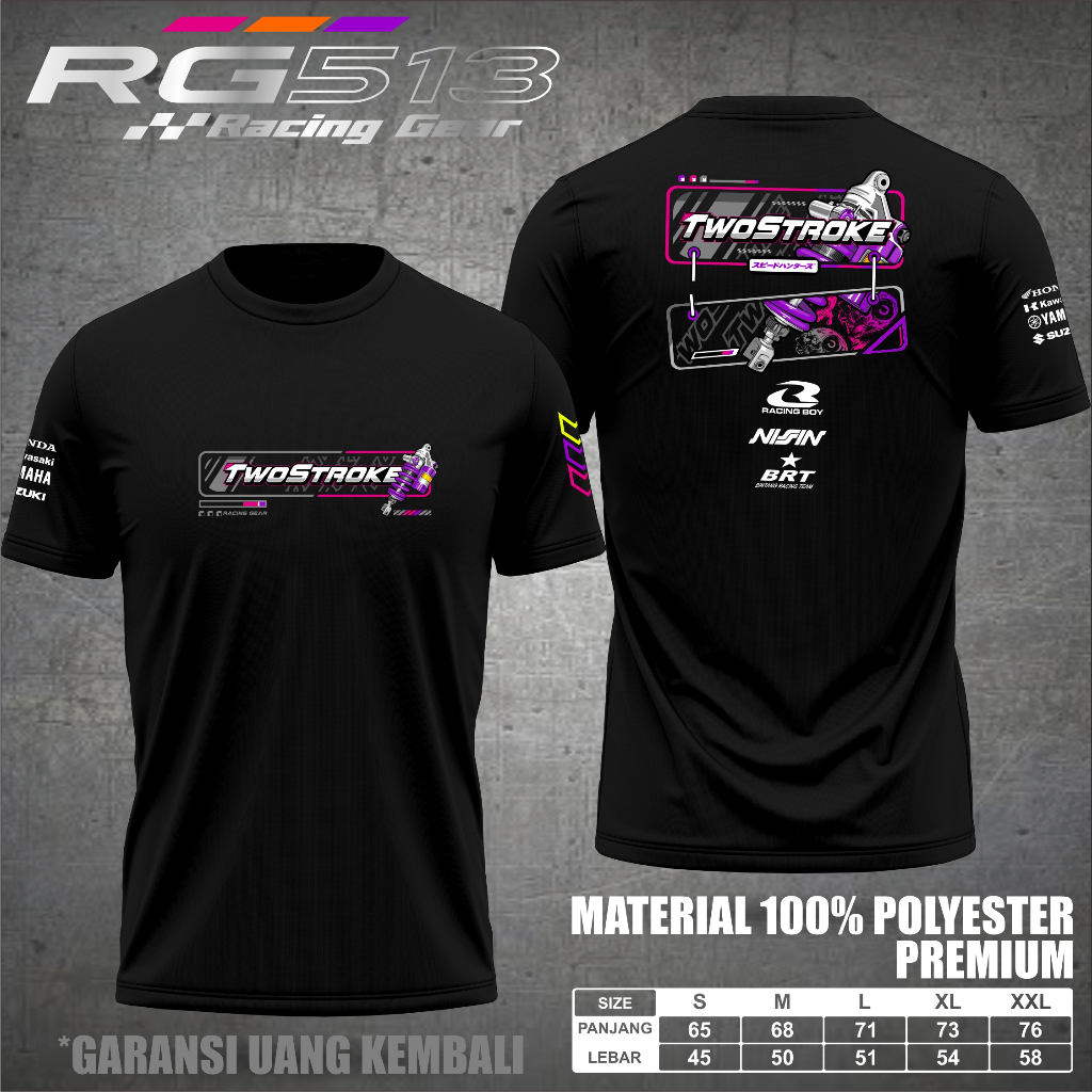 Jual Kaos Racing 2 Stroke Engine - Sablon Baju Distro Mesin 2 Tak Two ...