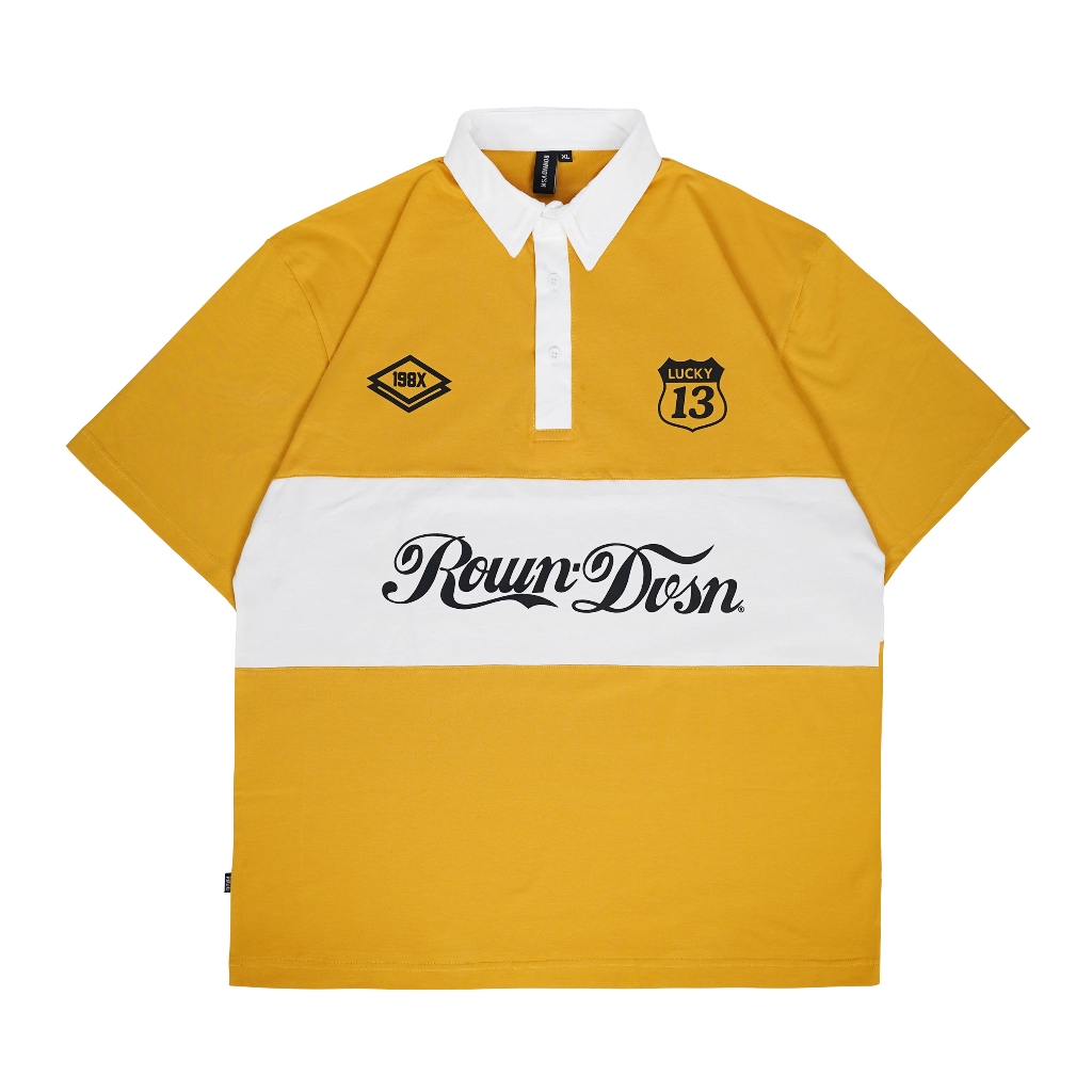 Jual Rown Division Kaos Wangky || Sweden Yellow T-shirt Berkerah ...
