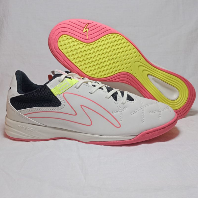 Jual Sepatu Futsal Specs Metasala Esquiva Coconut Milk/Safety Yellow