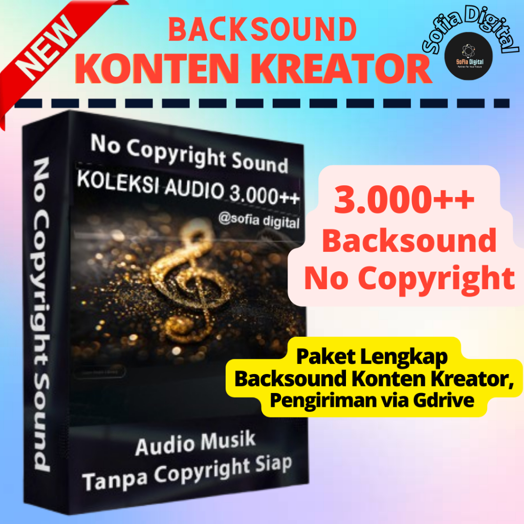 Jual 3.000 BACKSOUND MUSIK CONTENT CREATOR - NO COPYRIGHT (SIAP ...