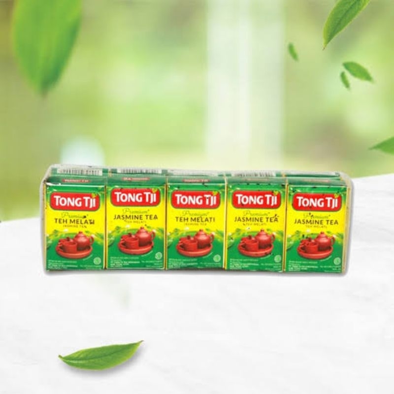 Jual Teh tong tji premium jasmine tea tongji Hijau 1 slop isi 10 x 40g ...