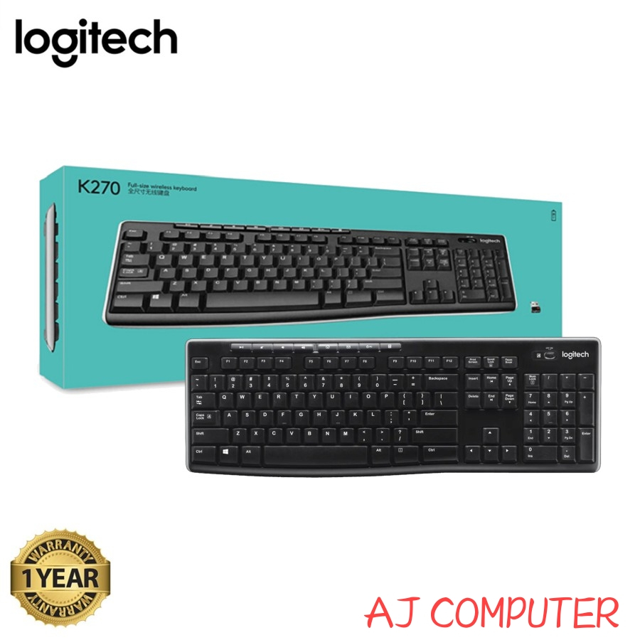 Jual Logitech K270 Keyboard Wireless Full Size | Shopee Indonesia