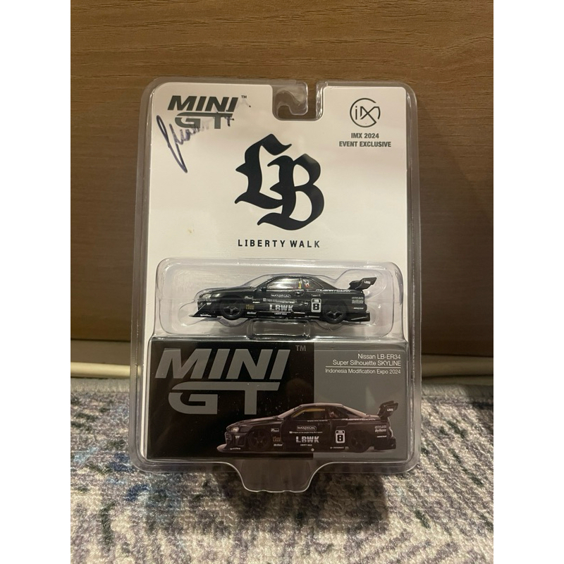 ☆希少☆ MINI GT LB-ER34 SKYLINE IMX2024 限定品 Jual Mini GT IMX 2024
