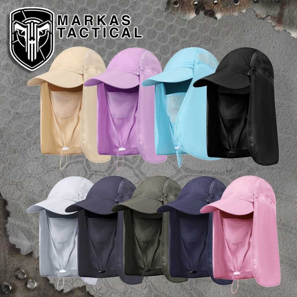 Jual Topi mancing / topi gunung / topi jepang /topi rimba dengan masker ...