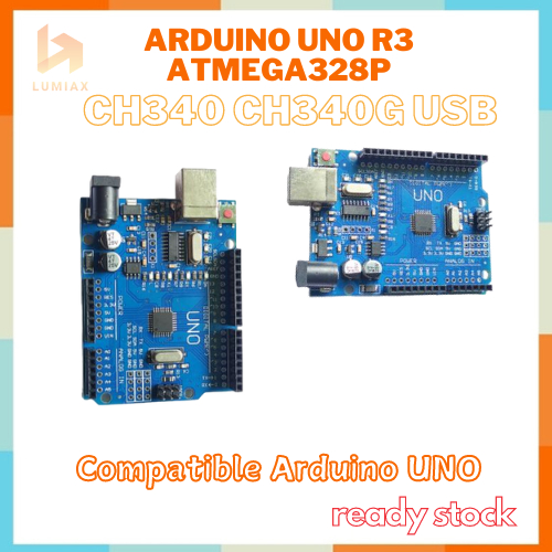 Jual Arduino UNO R3 ATmega328P CH340 CH340G USB Compatible Arduino UNO ...