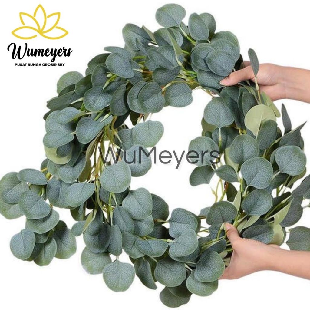 Jual WM DAUN RAMBAT JUNTAI BAYAM WILLOW ARTIFICIAL - EUCALYPTUS GARLAND ...