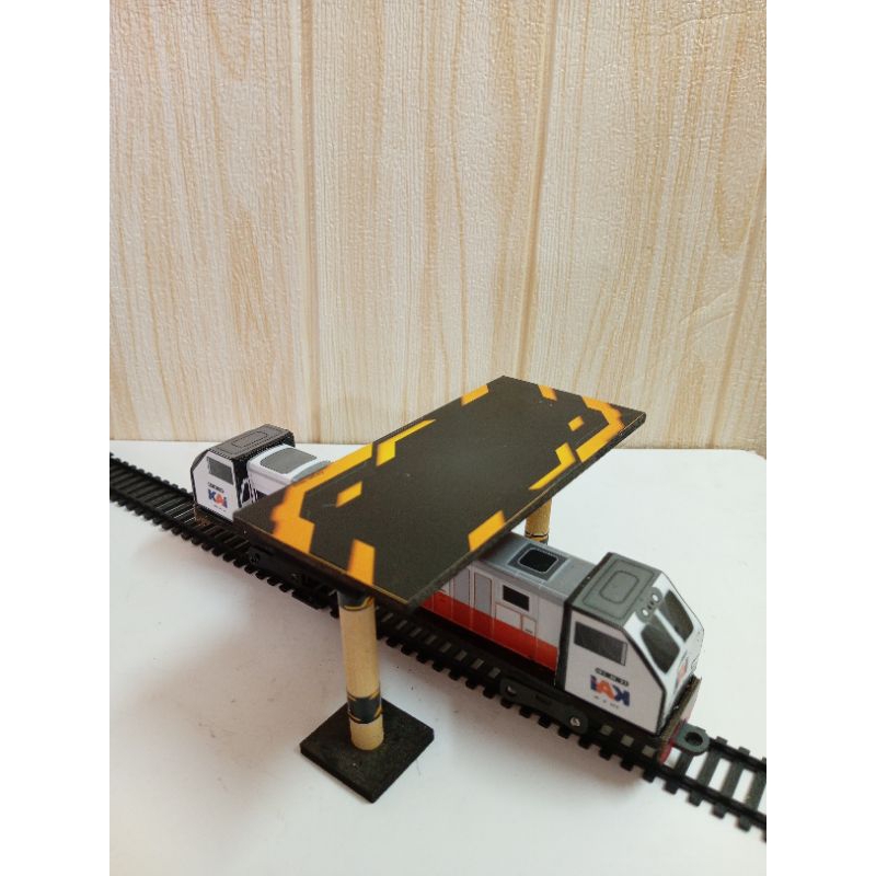 Jual Miniatur Terowongan/ jembatan perlintasan rel Kereta Api Handmade ...