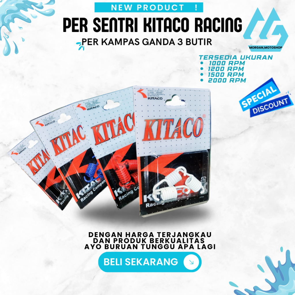 Jual PER SENTRI RACING 1500 RPM PER SENTRIK 1500 RPM PER KAMPAS GANDA ...