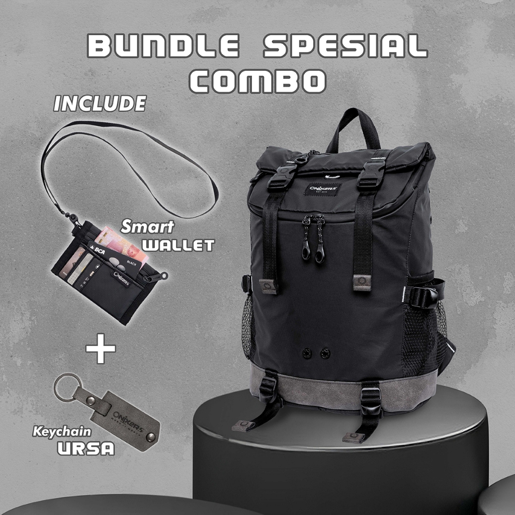 Jual Onixers IMPALA BUNDLING (Backpack + Smart Wallet) | Shopee Indonesia