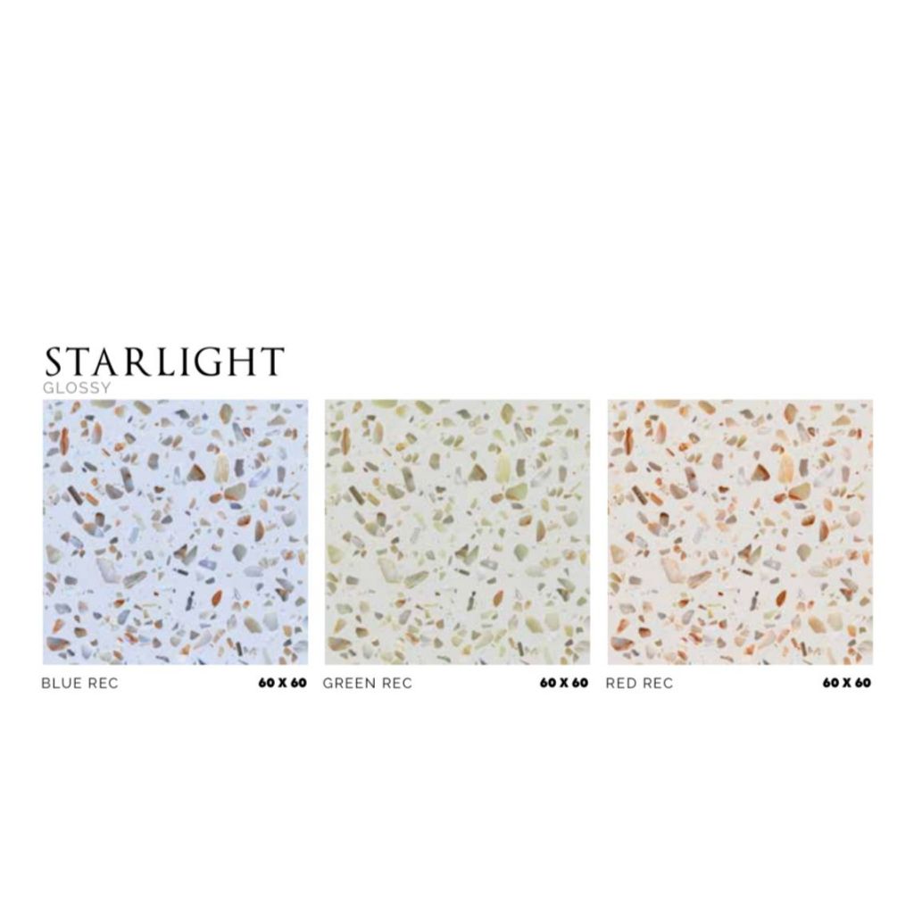 Jual PLATINUM CERAMICS RECTIFIED FLOOR TILE STARLIGHT GLOSSY BLUE ...