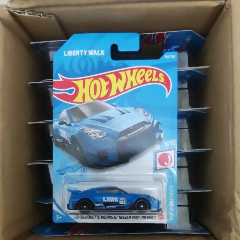 Jual Hot Wheels LBWK R35 First Edition Light Blue | Shopee Indonesia