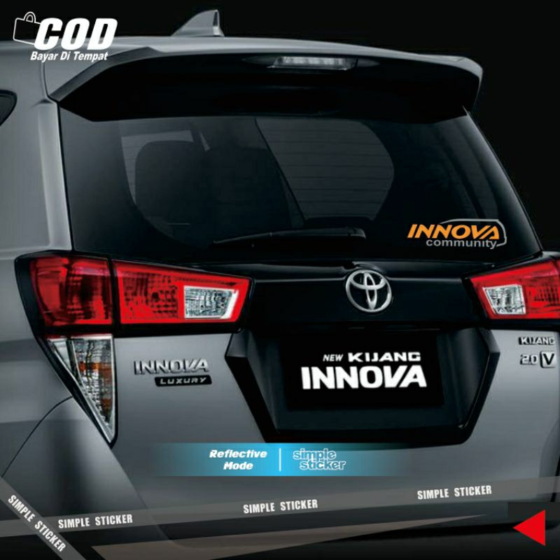 Jual sticker innova community | stiker innova | sticker cutting ...