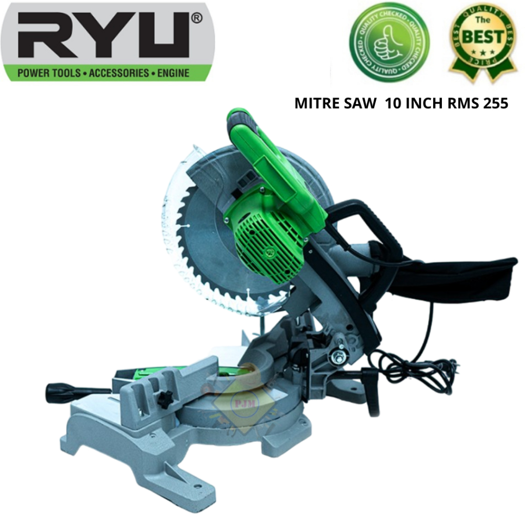 Jual Ryu RMS 255 Mesin Potong Alumunium Kayu Miter Saw 10 Inch Miter ...