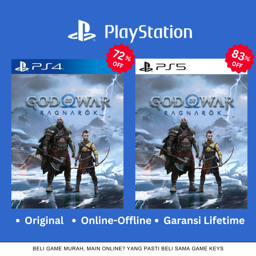 Jual God Of War Ragnarok | PS4 & PS5 | Shopee Indonesia
