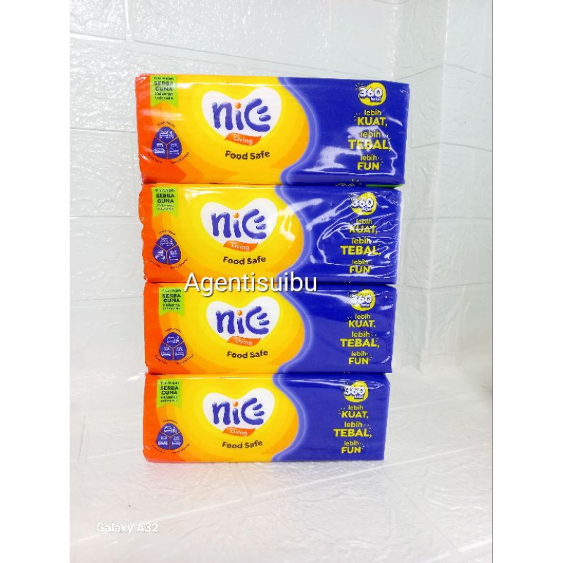 Jual (paket 5 pack) NICE Facial Tissue isi 360Helai 2Ply. Tisu Nice ...