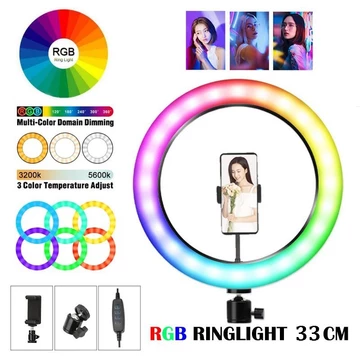 Ringlight Holder Phone Ring Fill Light Streaming Selfie Tiktok Zoom