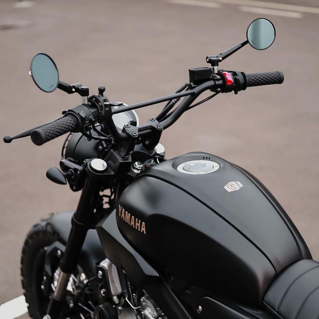 Jual COD Stang Stir Scrambler Vintage Motor Trail Suzuki TS125 Tracker ...