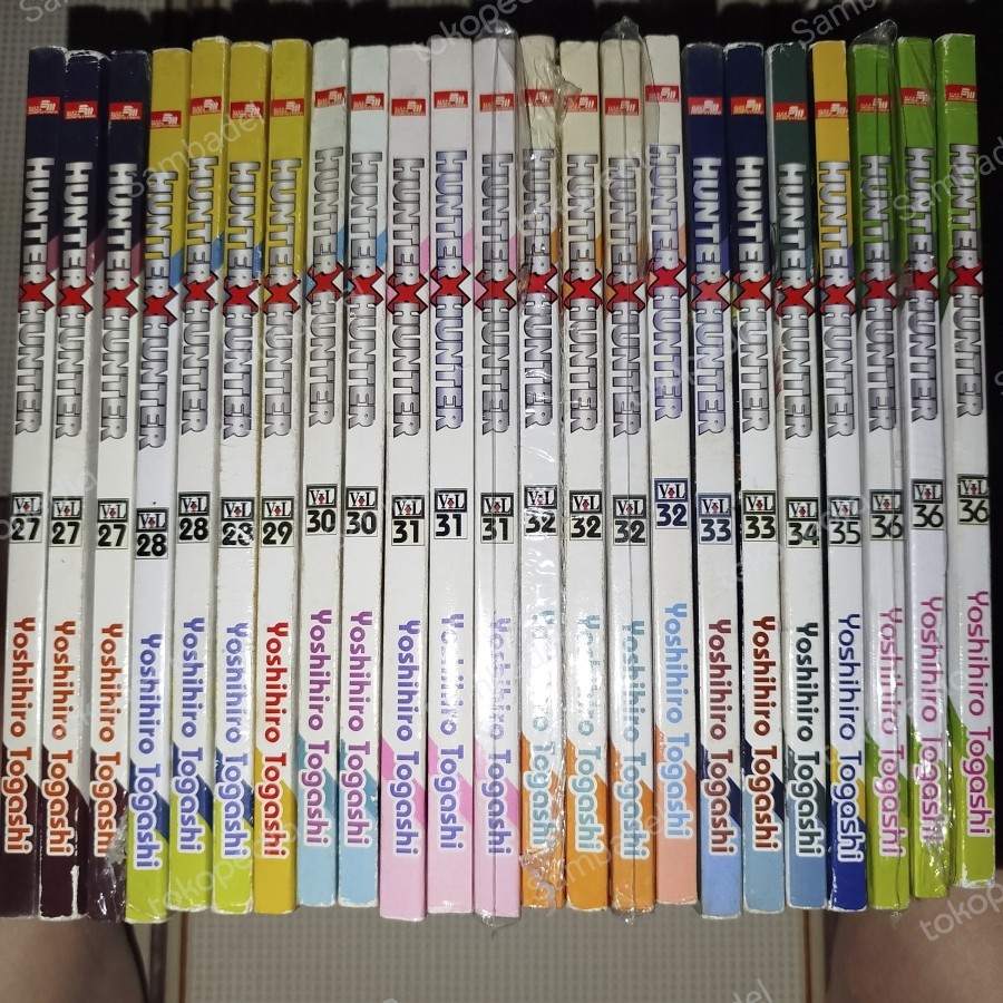 Jual Komik Hunter x Hunter vol 27-36 kolpri segel | Shopee Indonesia