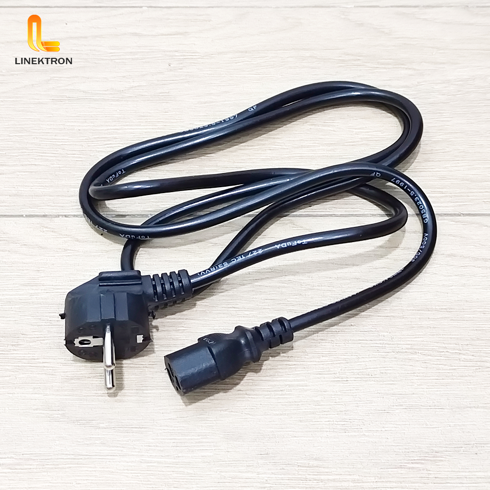 Jual KABEL COLOKAN POWER ADAPTOR CHARGER LAPTOP NOTEBOOK LUBANG 3 BULAT ...
