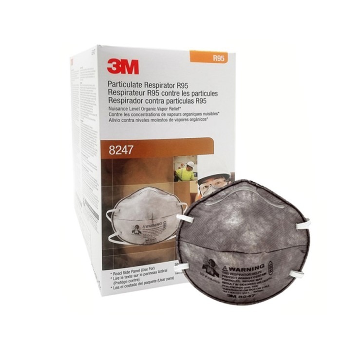 Jual Masker 3M Particulate Respirator 8247 R95 per box | Shopee Indonesia