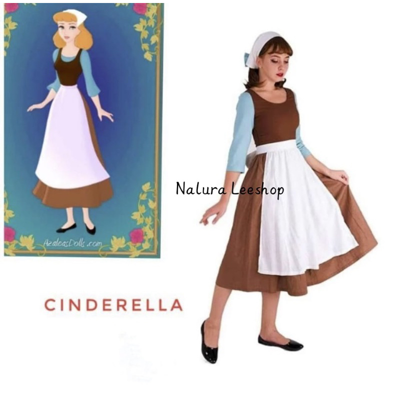 Cinderella Prinzessinnen-Kostüm Von Rubies – Größe L Für Mädchen 7–8 Jahre