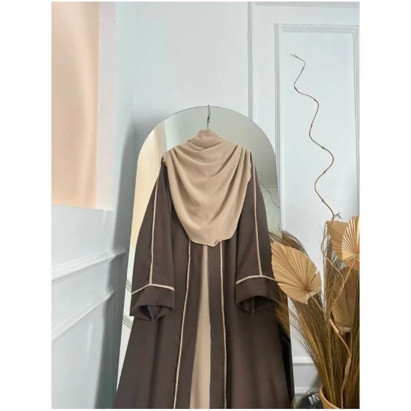 Abaya Turkiye Crinkle Airflow Tampilan Elegan