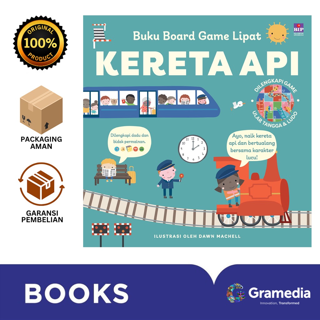 Jual Gramedia Bali Buku Board Game Lipat Kereta Api Shopee Indonesia