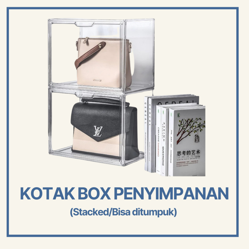 Jual Transparent Storage Display Box XXL/ Kotak Penyimpanan Sepatu ...