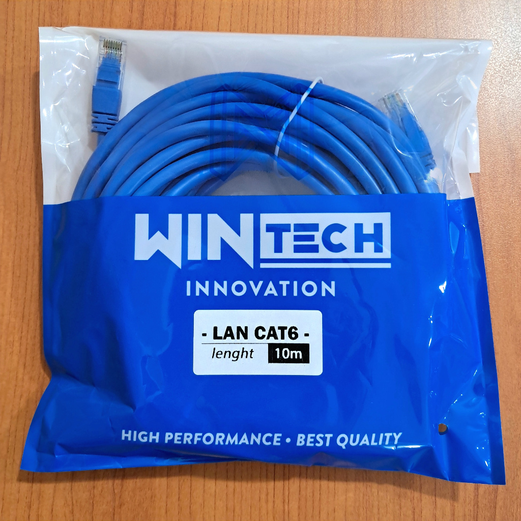 Jual KABEL LAN 10 METER 10M CAT 6 / KABEL LAN/UTP/JARINGAN RJ45 SIAP ...