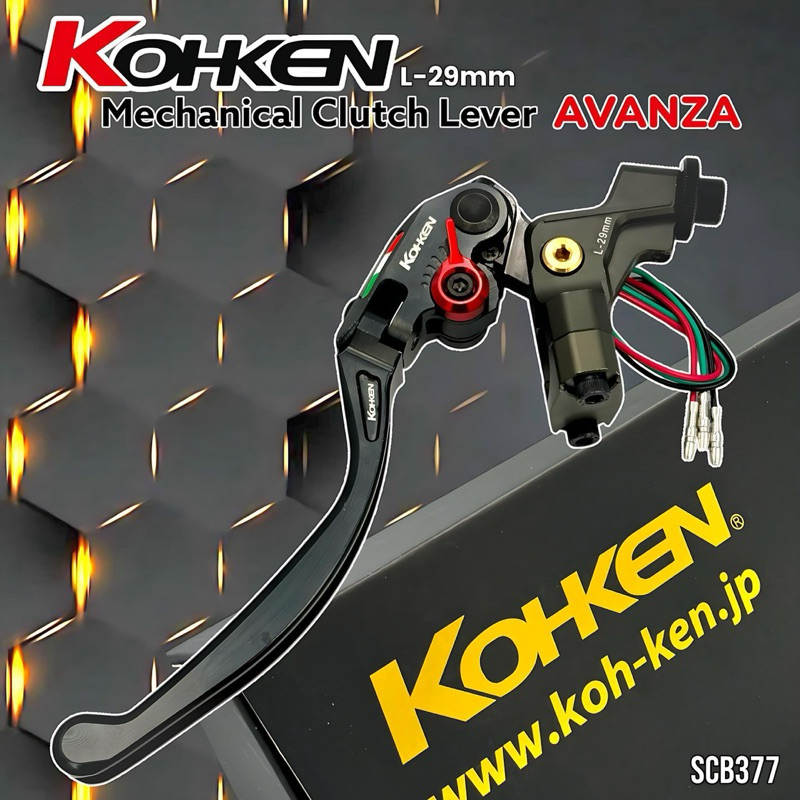 KOHKEN MASTER KOPLING L29 SPEED FULL CNC UNIVERSAL MOTOR KOPLING REM  BELAKANG TROMOL MATIC CLUTCH LEVER AVANZA KOH KEN HANDLE KIRI L 29 L-29