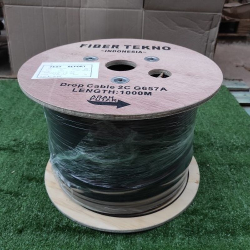 Jual KABEL FO DROPCORE 2 CORE 3 SELING 1KM 1000M WIRE CABLE PRECON ...