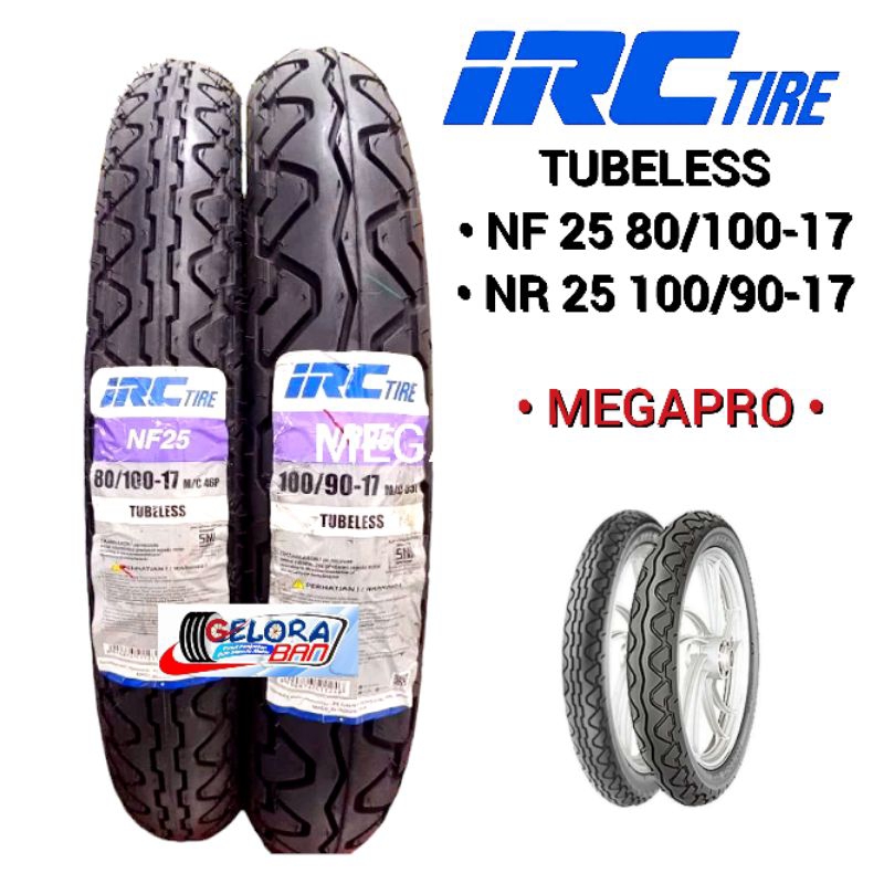 Jual Ban Tubeless Irc NF25 80/100-17 Ban Irc Nr25 100/90-17 Ban Montor ...