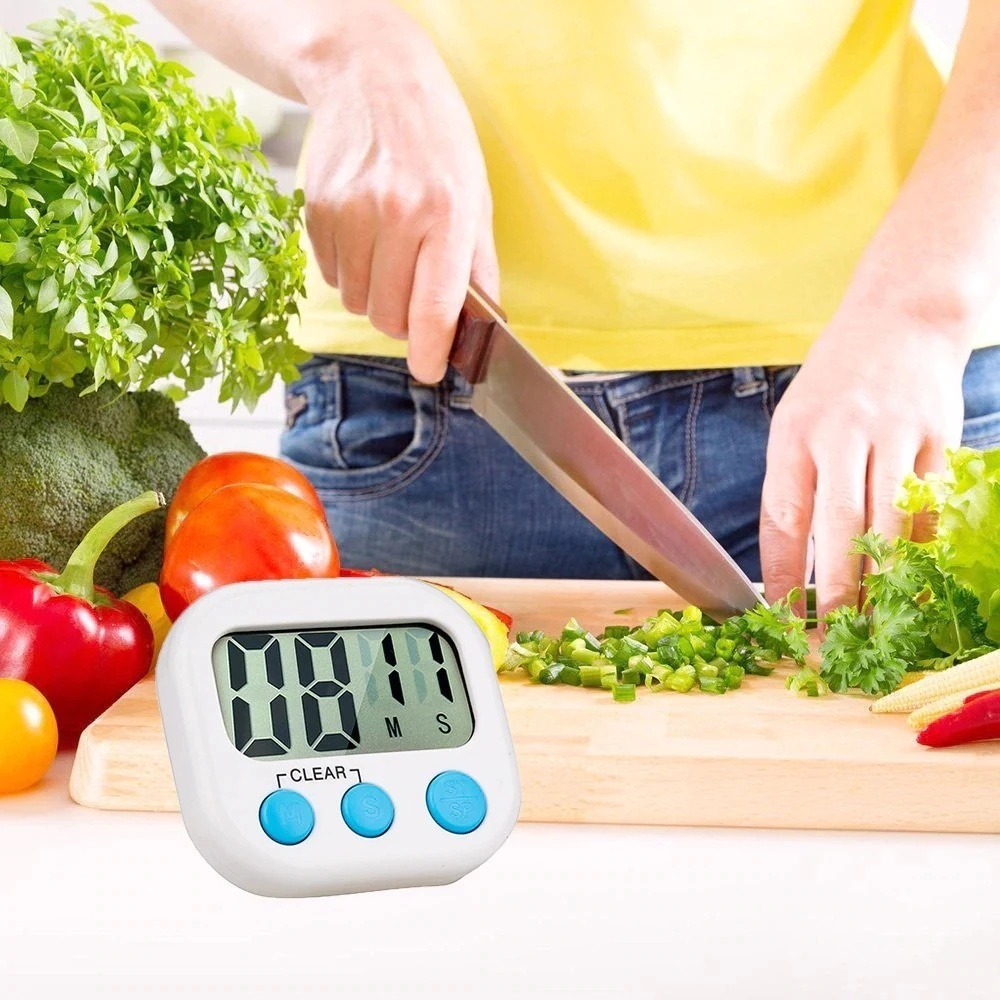 Jual Digital Kitchen Timer Jam Alarm Stopwatch Chef Alat Masak Dapur ...
