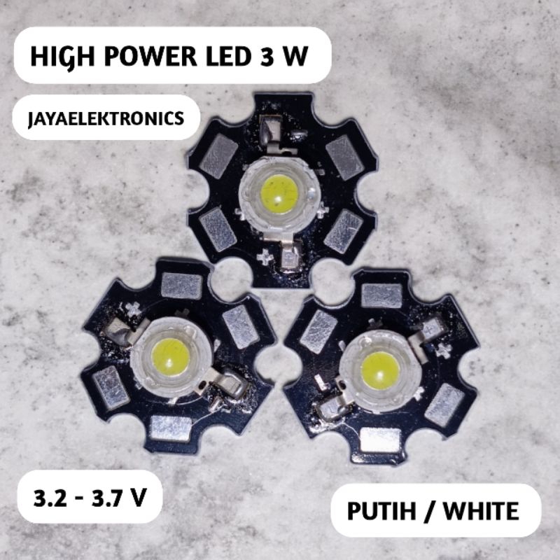 Jual HIGH POWER LED 3 W - LAMPU LED HPL 3W WARNA PUTIH / WARMWHITE ...
