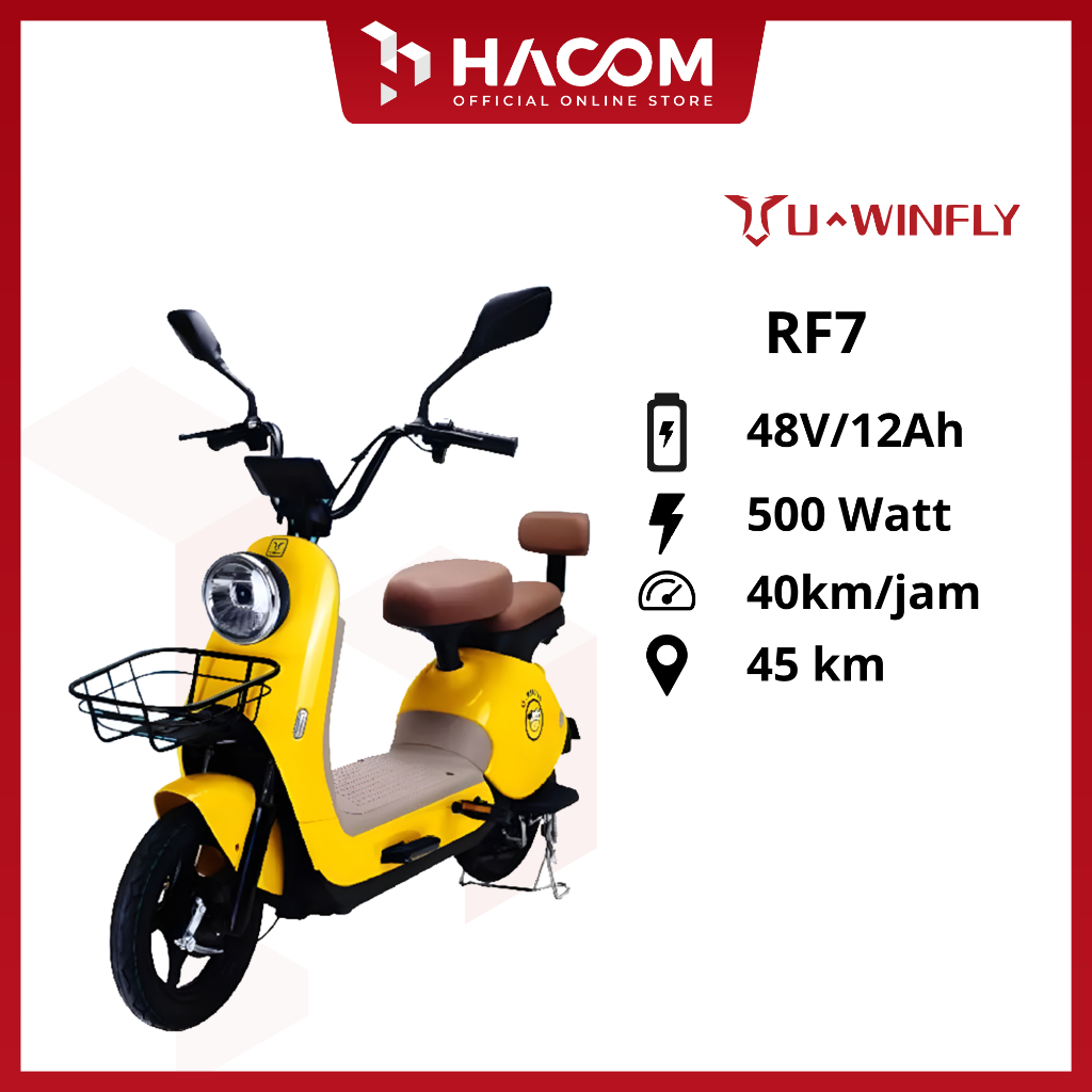 Jual Sepeda Listrik UWINFLY RF7 48V/12Ah GARANSI RESMI ORI Garansi ...