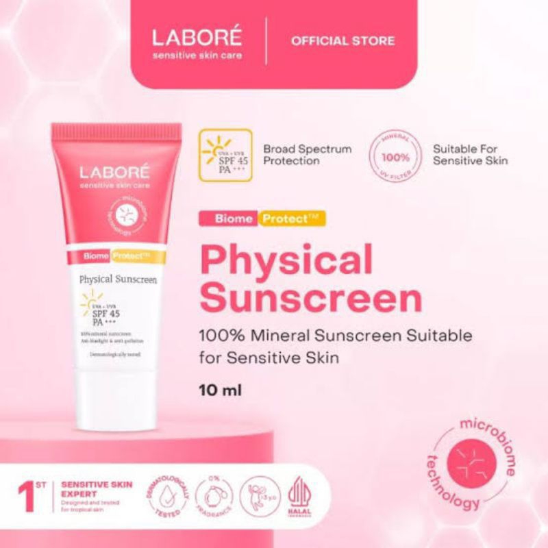Jual Labore physical sunscreen spf 50 10ml | Shopee Indonesia