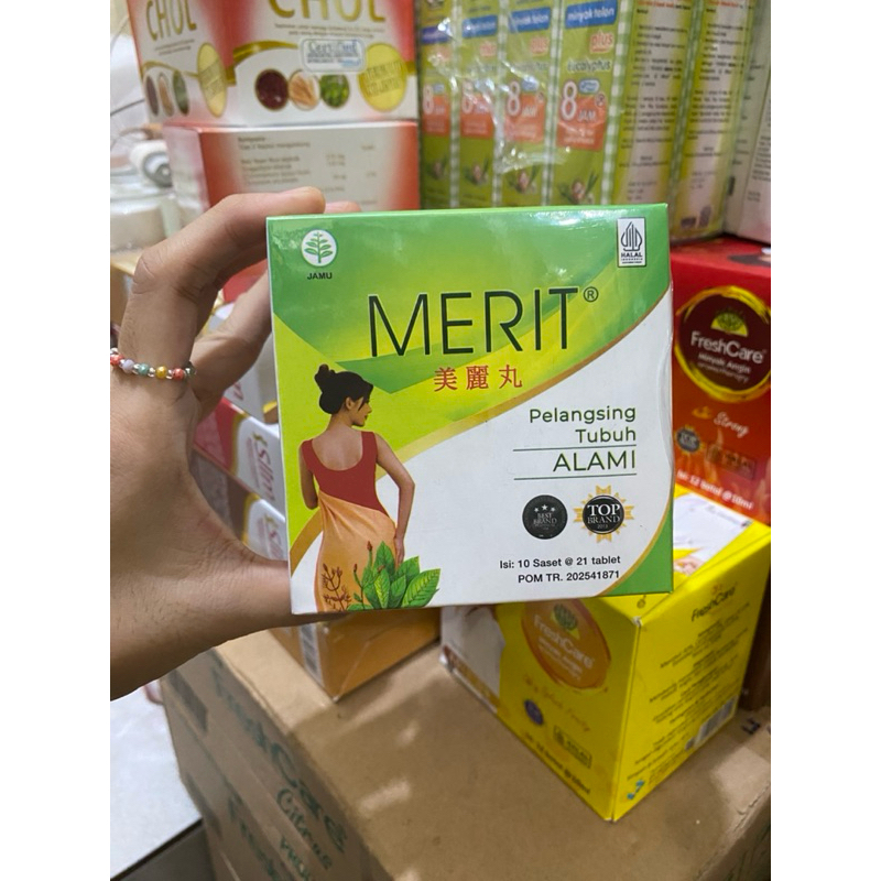 Jual Merit Natural Body Slimming 1 Box | Shopee Indonesia