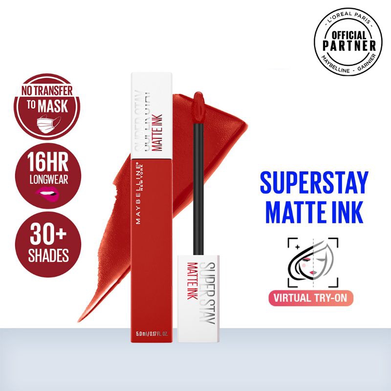 Jual Maybelline Superstay ink Rogue Red | Shopee Indonesia