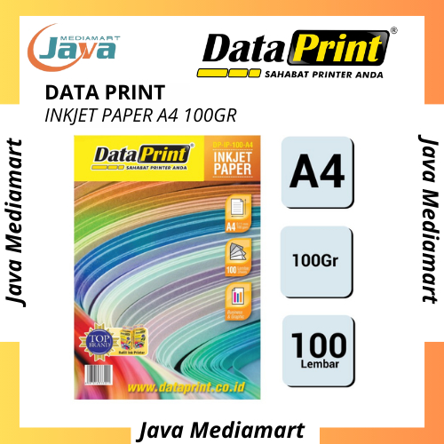 Jual Kertas Foto Data Print Inkjet Paper A4 100gsm Dataprint | Shopee ...