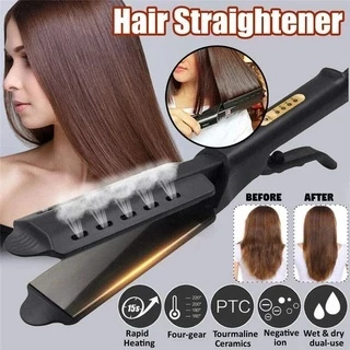 MELEDE Pelurus Rambut Pelat Lebar Pelurus Rambut Profesional Catok Datar Keramik Kunci Cerdas