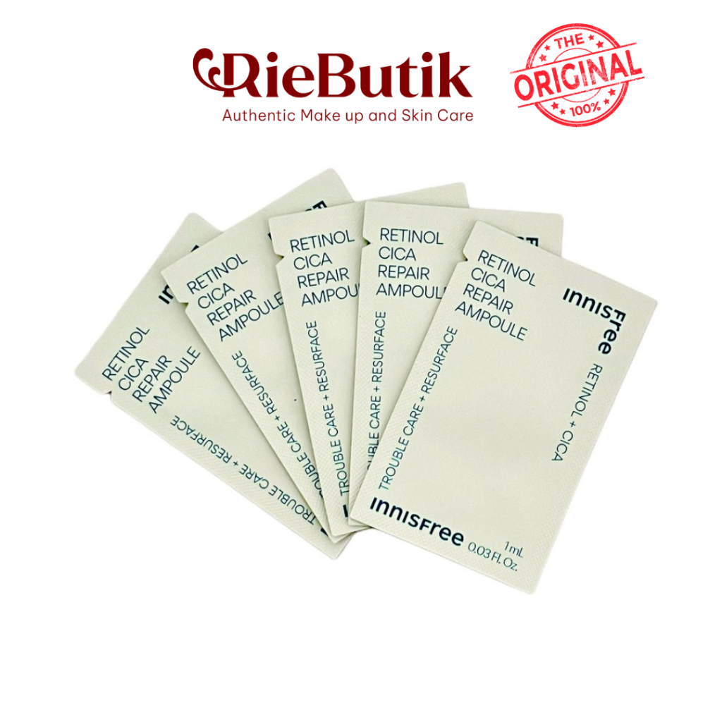Jual SAMPLE Innisfree Retinol Cica Repair Ampoule 1ml ORIGINAL | Shopee ...