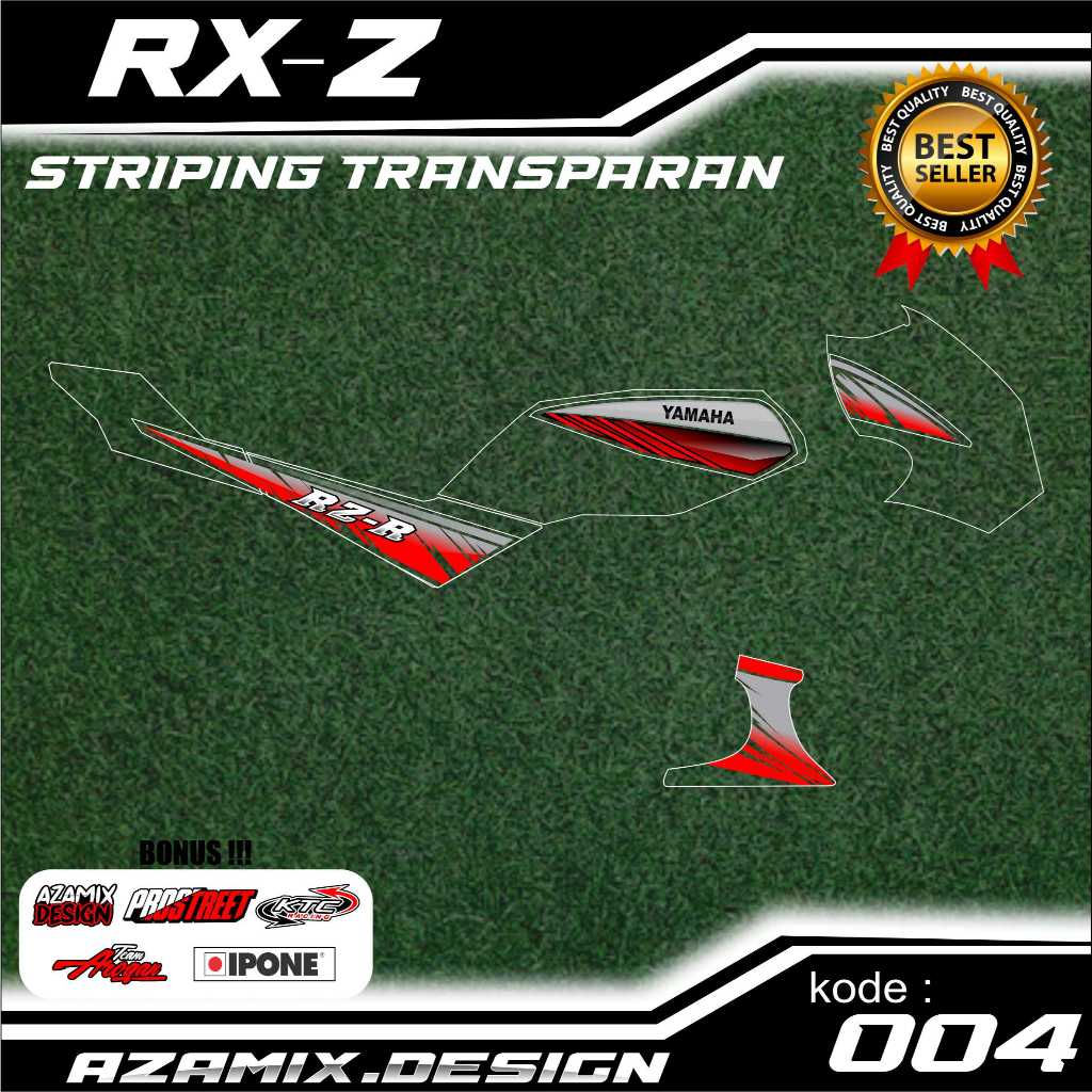 Jual 173 STRIPING TRANSPARAN YAMAHA RX-Z - STRIPING TRANSPARAN YAMAHA ...