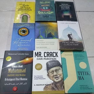 OBRAL BUKU BACAAN ISLAMI (ORIGINAL) / SEJARAH ISLAM / HUKUM ISLAM /JUZ AMMA / SEJARAH NU / SEJARAH TERLENGKAP PERADABAN ISLAM / MADHHAB SYAFI I / MASJID RAMAH DIFABEL / SELUK BELUK DZIKRULLAH / TAUHID ILMU / NEGARA ISLAM / BIMBINGAN KONSELING QURANI