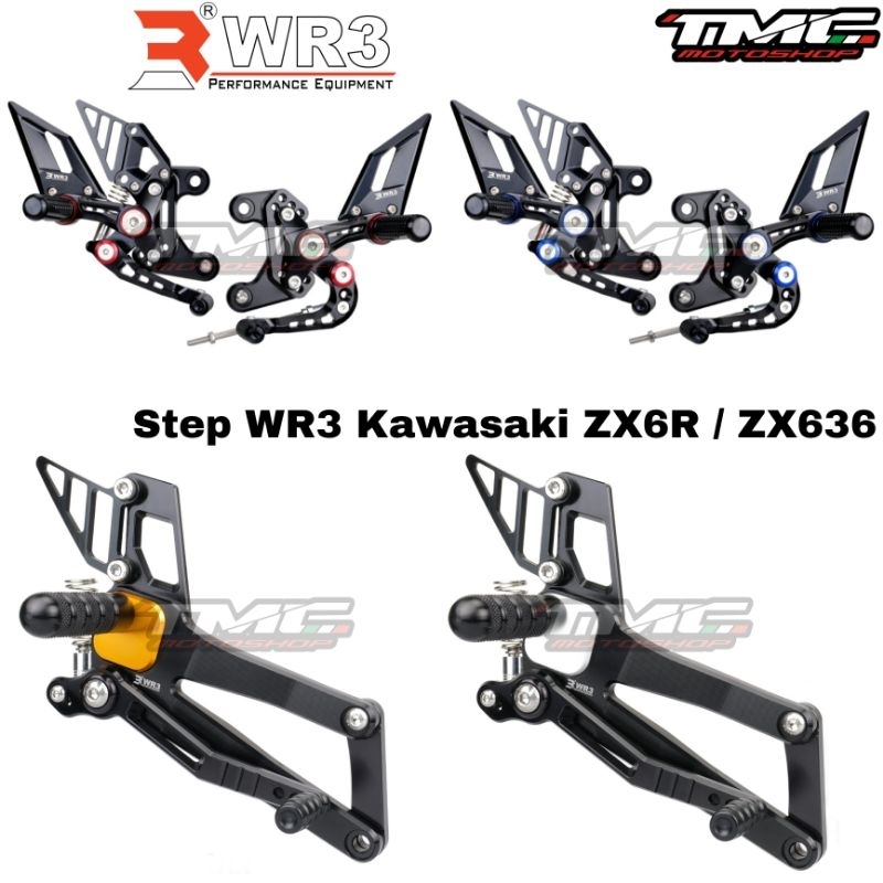 Jual Step racing underbone ZX6R ZX6 ZX636 by WR3 | Shopee Indonesia