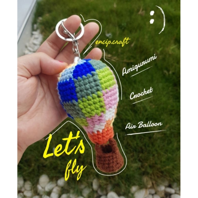 Jual [CUSTOM] Amigurumi Keychain Rajut ukuran Medium | Shopee Indonesia