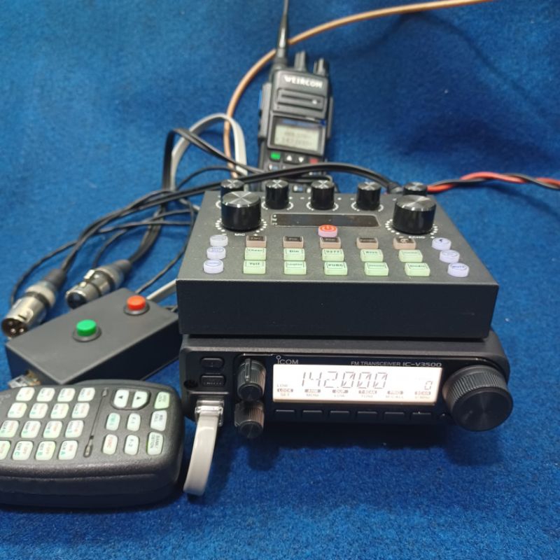 Jual PTT BOX UNTUK RIG ICOM V3500 SOUNCARD V8 ATAU MIXER | Shopee Indonesia